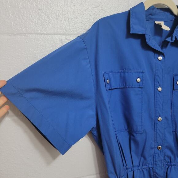 VTG Blue Dress - Picture 4 of 9